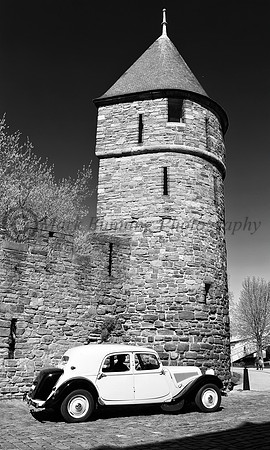 Citroen Traction Avant Maastricht  in black and white