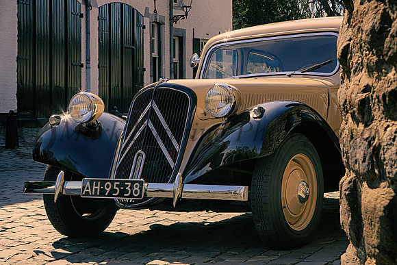 An old Citroen Traction Avant