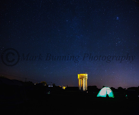 Sleeping under the stars