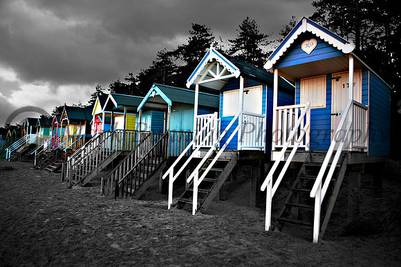 Wells beach huts
